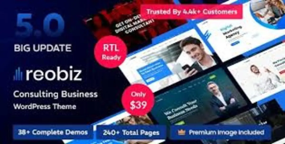 Reobiz – Consulting Business WordPress Theme