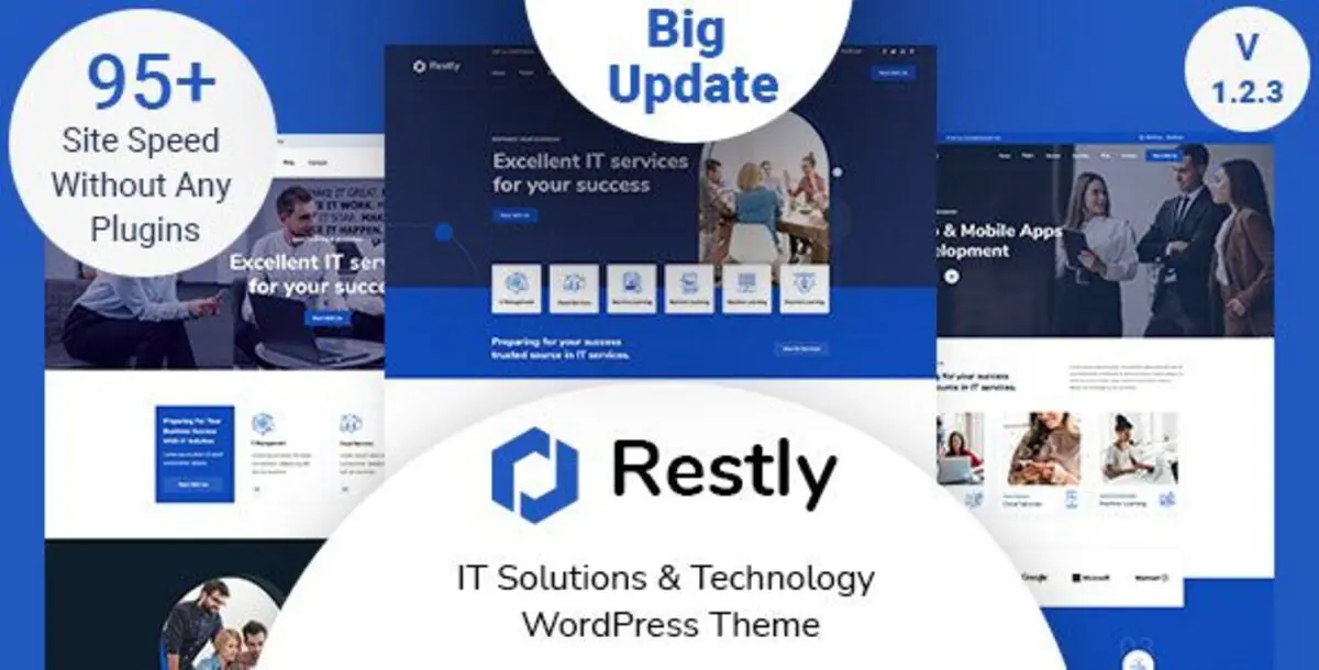 Restly  – IT Solutions & Technology WordPress Themes 1