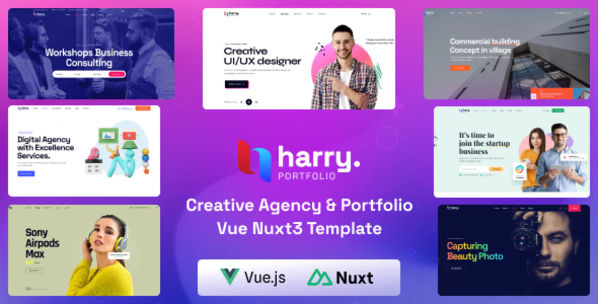 Harry – Creative Agency & Portfolio WordPress Theme + RTL