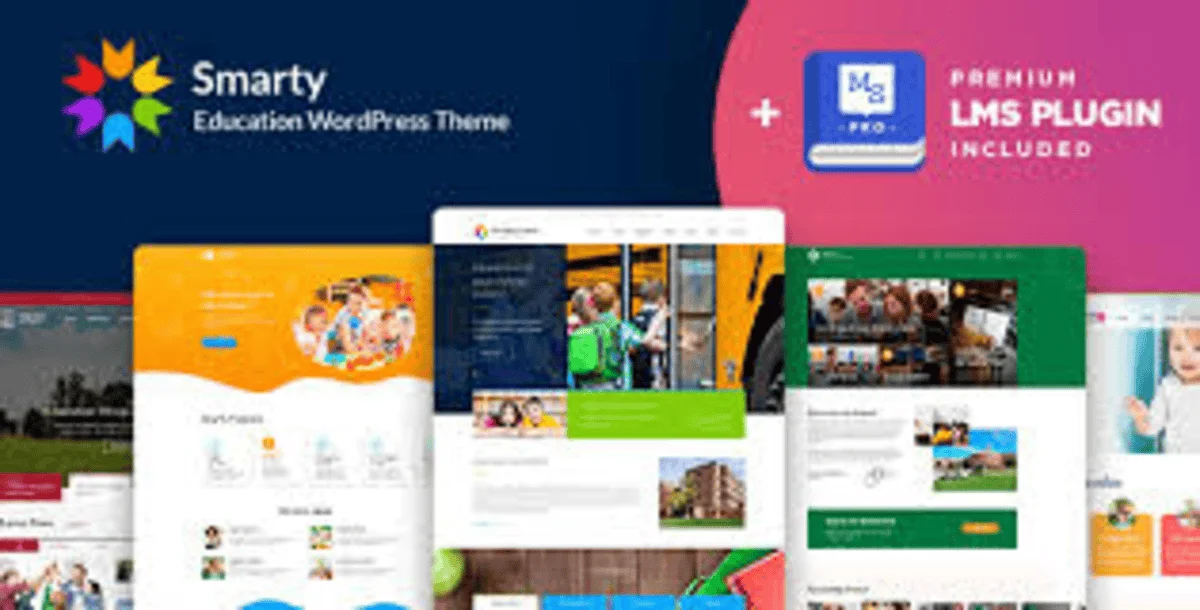 Smarty - Kindergarten, School, High school, College, University WordPress theme