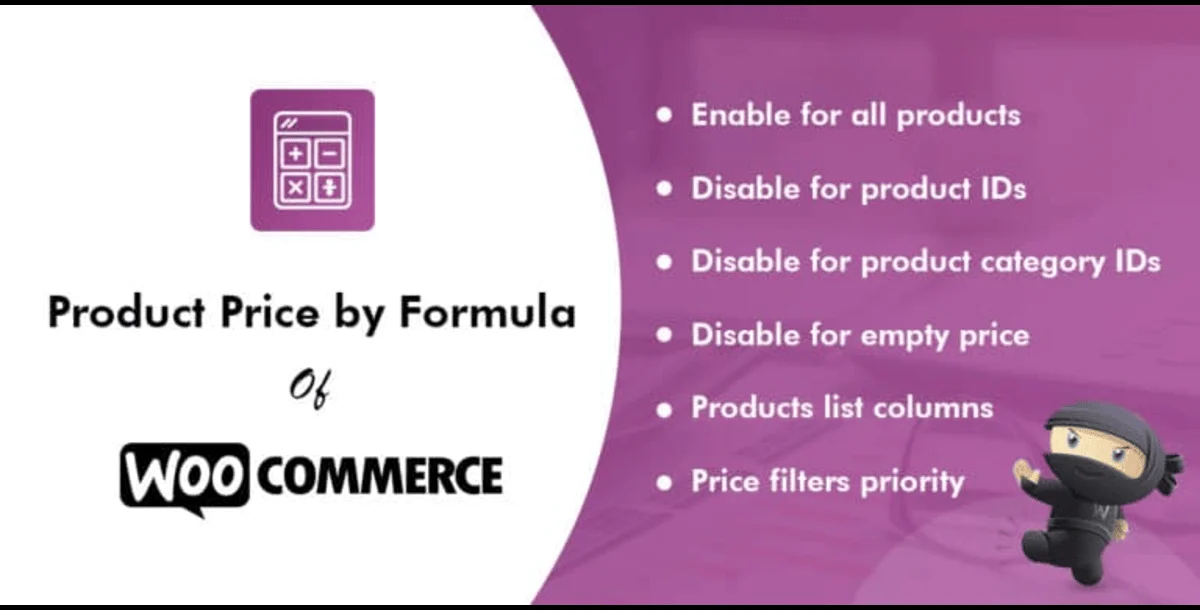 Product Price by Formula Pro for WooCommerce