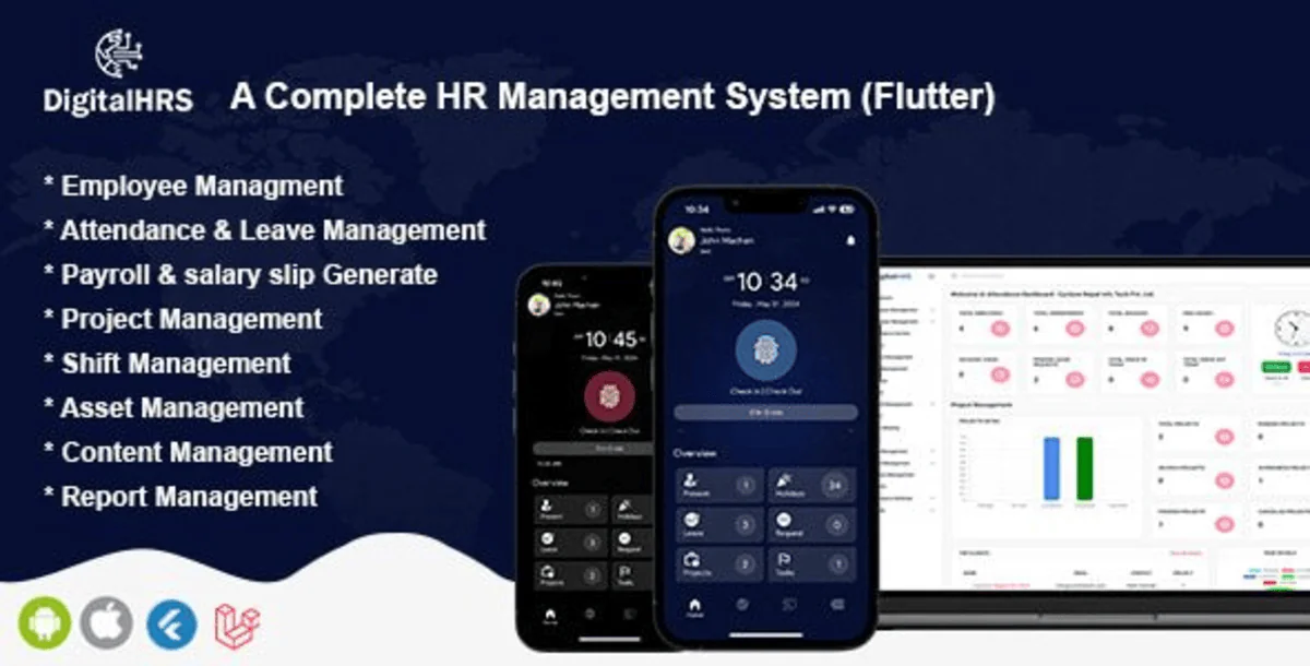 DigitalHR – Branch Based Multi Tenant HR, HRM and HRMS Application