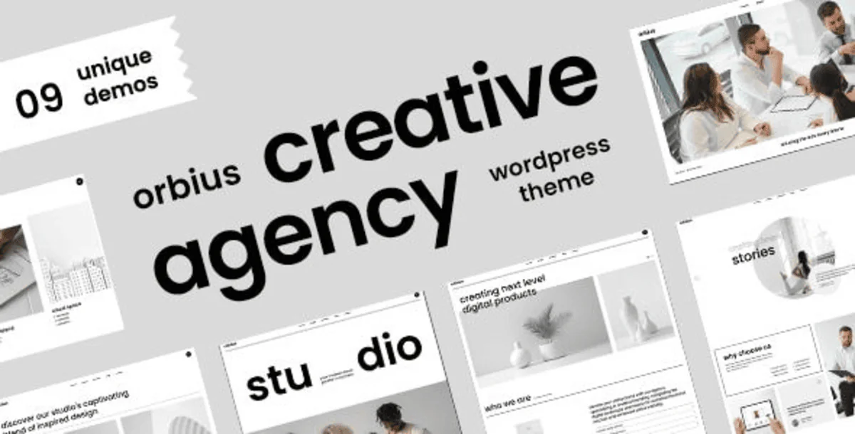 Orbius – Creative Agency and Portfolio Theme