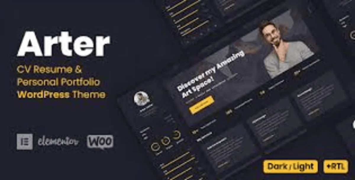 Arter - Personal Portfolio WorfPress Theme