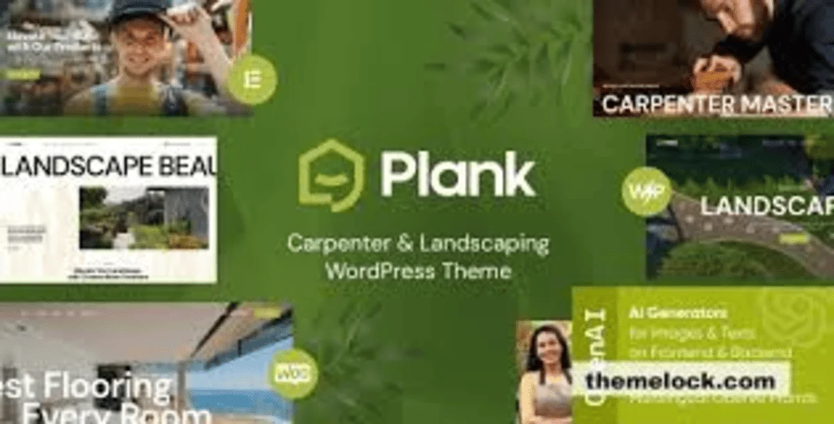 Plank - Carpenter & Landscaping WordPress Theme