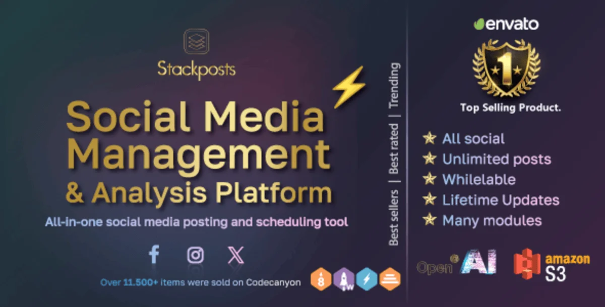 Stackposts - Social Marketing Tool By StackCode